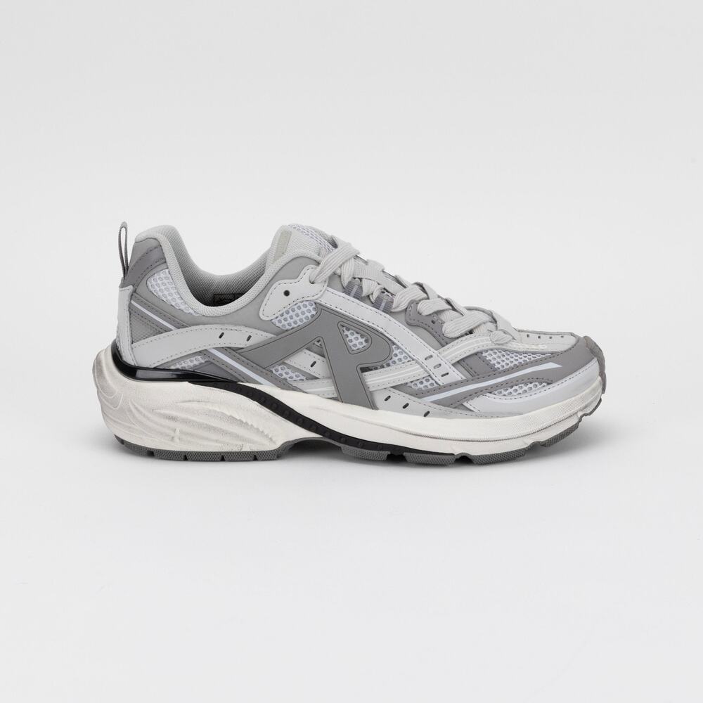 Represent Men Storm Runner Low Top Sneakers Gray Size 10 US/43 EU